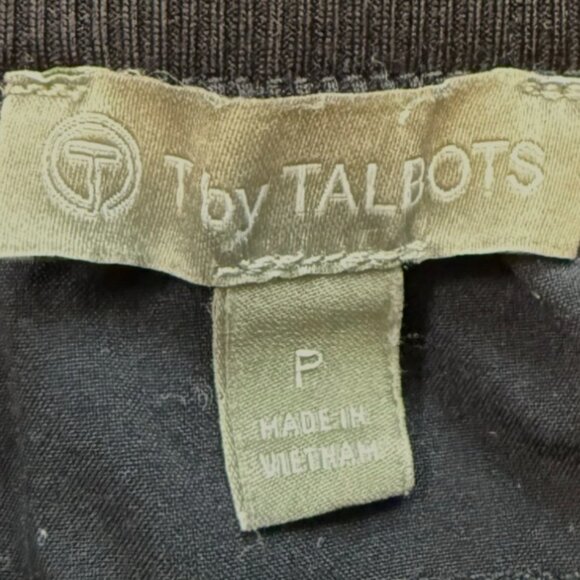 T By Talbots Womens Navy Joggers Pants Size S / P Stretch Comfort Pockets Cuffed - Picture 6 of 9